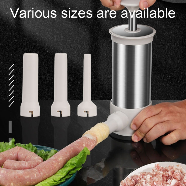 Kacheeg Home Kitchen Multifunctional Sausage Maker Bacon Shrimp Smoothie Making Tool, Model: Enema+Meatball Device