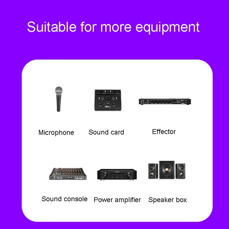 JINGHUA 6.5 Male To Female XLR Audio Cable 6.35 Three Core Balanced Microphone Mixer, Size: 3m(Black)