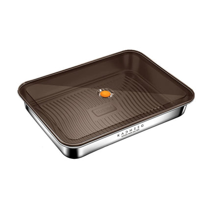 Boîte de rangement pour boulettes Kacheeg, organisateur de congélateur Wonton pour la maison, style : Acier 304
