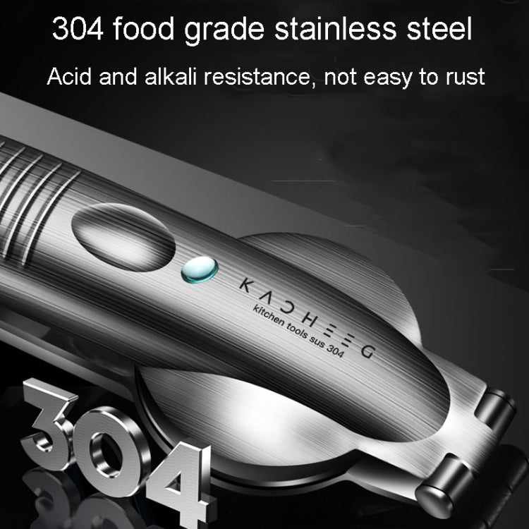 Kacheeg 304 Stainless Steel Chestnut Opener Cross Opening Chestnut Shelling Peeler With 2 Steel Fingers, Style: Spring Model