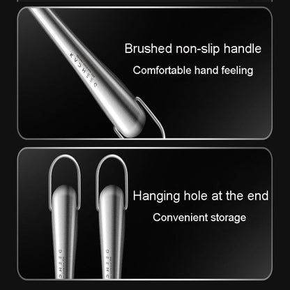 Kacheeg 304 Stainless Steel Pot Brush Kitchen Cleaning And Dishwashing Tools, Style: Long