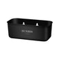 Kacheeg Food Residue Filtering And Drainage Rack For Tanks Sink Storage Trash Shelf, Style: Extended Black