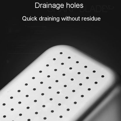 Kacheeg Food Residue Filtering And Drainage Rack For Tanks Sink Storage Trash Shelf, Style: Extended Silver