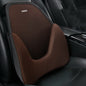 LINXICP 3 In 1 Car Seat Lumbar Cushion Summer Special Memory Foam Breathable Car Back Pad(Coffee)