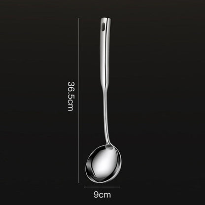 Kacheeg Household Stainless Steel Spatula Kitchenware Kitchen Cooking Tools, Style: Soup Spoon