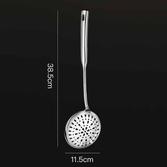 Kacheeg Household Stainless Steel Spatula Kitchenware Kitchen Cooking Tools, Style: Leaky Spoon