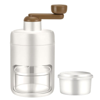 Kacheeg Small Home Ice Shaving Machine Hand-Cranked Ice Crusher, Model: Ice Shaver+Frozen Mold