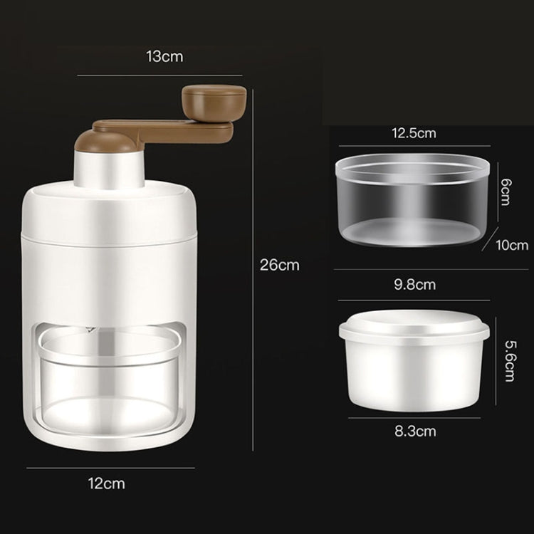 Kacheeg Small Home Ice Shaving Machine Hand-Cranked Ice Crusher, Model: Ice Shaver+Frozen Mold