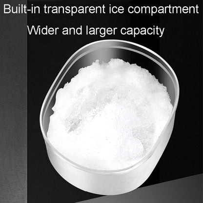 Kacheeg Small Home Ice Shaving Machine Hand-Cranked Ice Crusher, Model: Ice Shaver+Frozen Mold