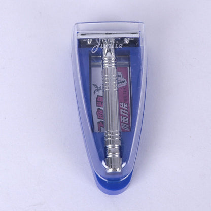 Junjie Shaving And Beard Razor Stand Old Style Double Sided Manual Shaver