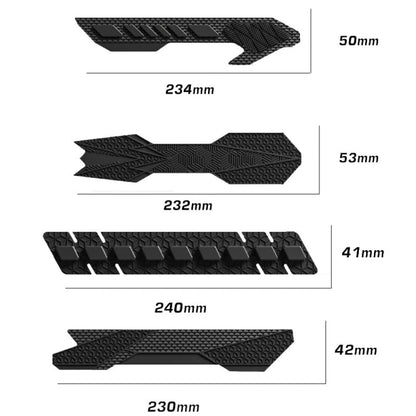 ENLEE E-654 Bicycle Silicone Chainstay Protector Mountain Road Bike Downtube Cover Stickers, Model: E213