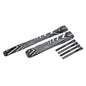 ENLEE E-641316 6pcs /Set Bicycle Extended Front And Rear Mudguards Road Bike Quick Detachable Fenders, Style: Five-Star Model