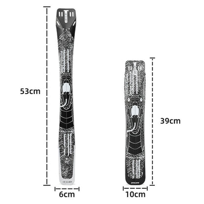 ENLEE E-641316 6pcs /Set Bicycle Extended Front And Rear Mudguards Road Bike Quick Detachable Fenders, Style: Diamond Model