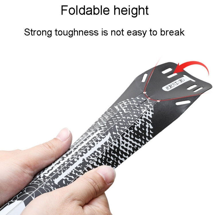 ENLEE E-641316 6pcs /Set Bicycle Extended Front And Rear Mudguards Road Bike Quick Detachable Fenders, Style: Five-Star Model