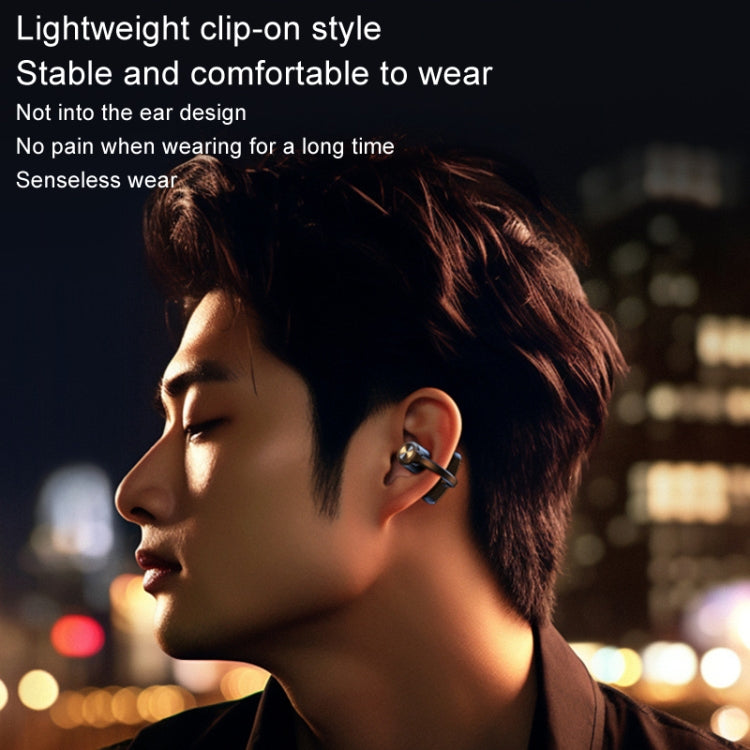 OpenBuds P2 Clip-On Bone Conduction Bluetooth Earphone Sports Music Wireless Earphone(White)
