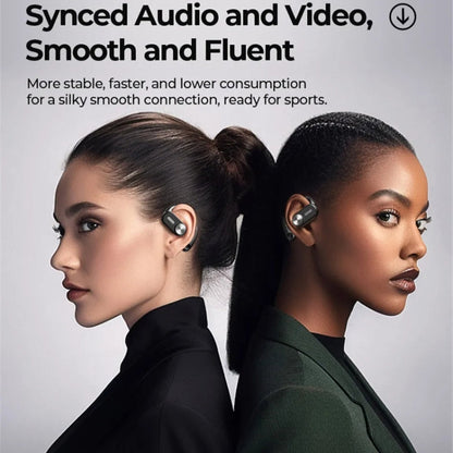 REMAX OpenBuds P3 Metal Open-Ear OWS Wireless Bluetooth Earphone(Black)