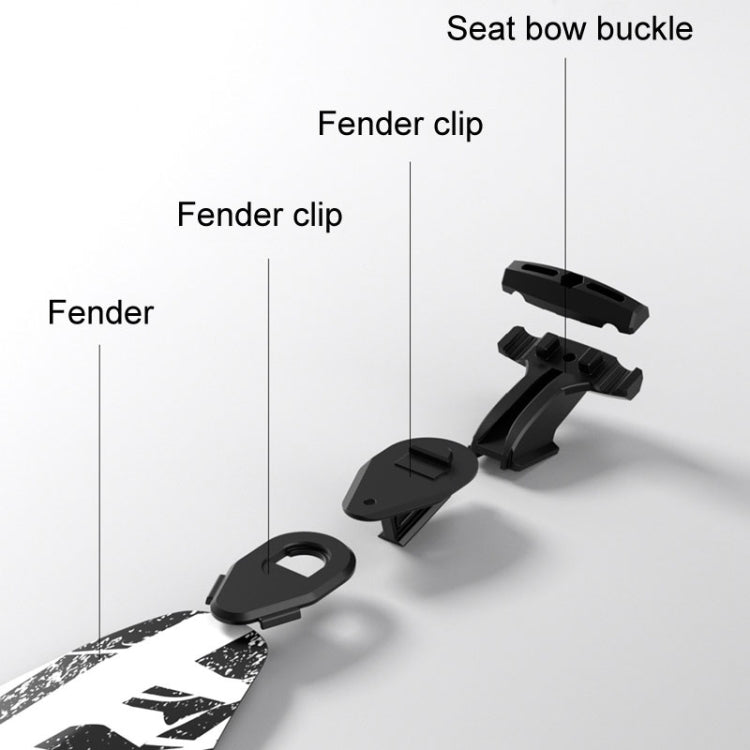 ENLEE EA2305 Quick Detachable Bicycle Mudguard Road And Mountain Bike Fenders, Style: B Model