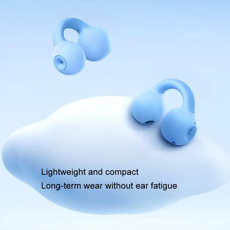 REMAX CozyBuds W15 Transparent Ear Clip Wireless Bluetooth Earphone OWS Sports Earphone(Blue)