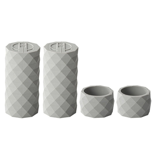 ENLEE E22805 4pcs /Set Sangle de Guidon de Vélo de Route Support de Levier Antidérapant pour Vélo Anneau de Fixation (Gris)