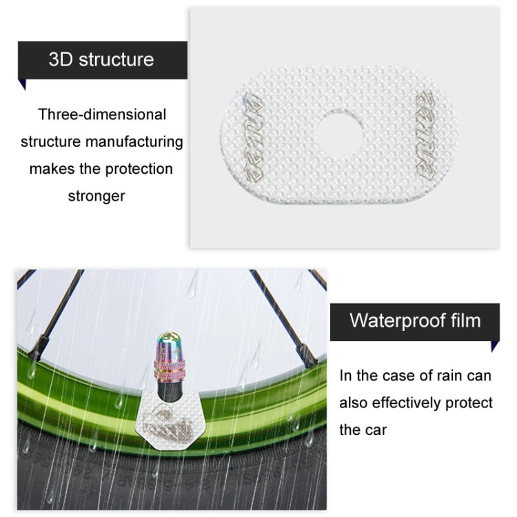 ENLEE E-Q234 1pair Bicycle Universal Valve Stickers Bike Touring Wheel Decorative Stripes, Model: I Model