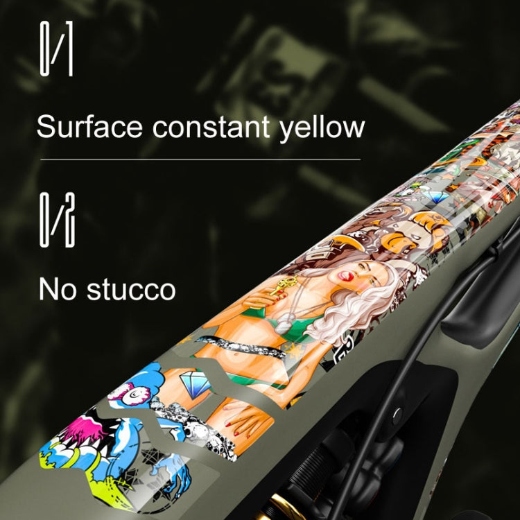 ENLEE E14611 10pcs /Set Bicycle TPU Invisible Film Road Bike Body Jersey Color Changing Membrane, Model: Camouflage