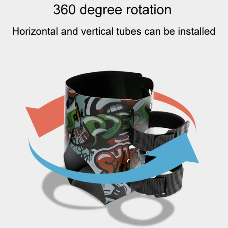 ENLEE Bicycle Water Bottle Cage Mountain Road Bike Universal Folding Water Cup Holder, Model: Beauty