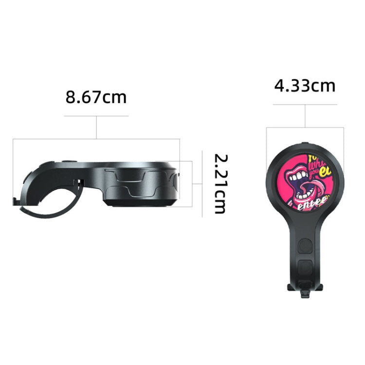 ENLEE EL07 Haut-parleur de vélo, VTT, sonnette, alarme antivol, modèle : A