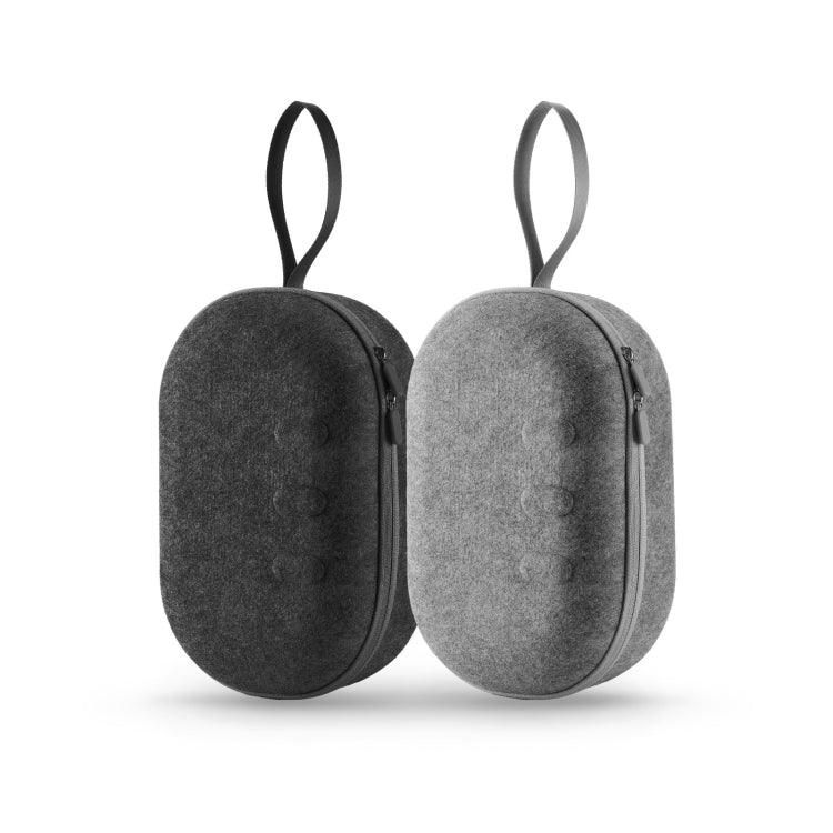 JYS-MQ018 pour Apple Vision Pro / Meta Quest 3 Sac de rangement pour lunettes VR, antichute et anti-rayures, sac portable (gris)