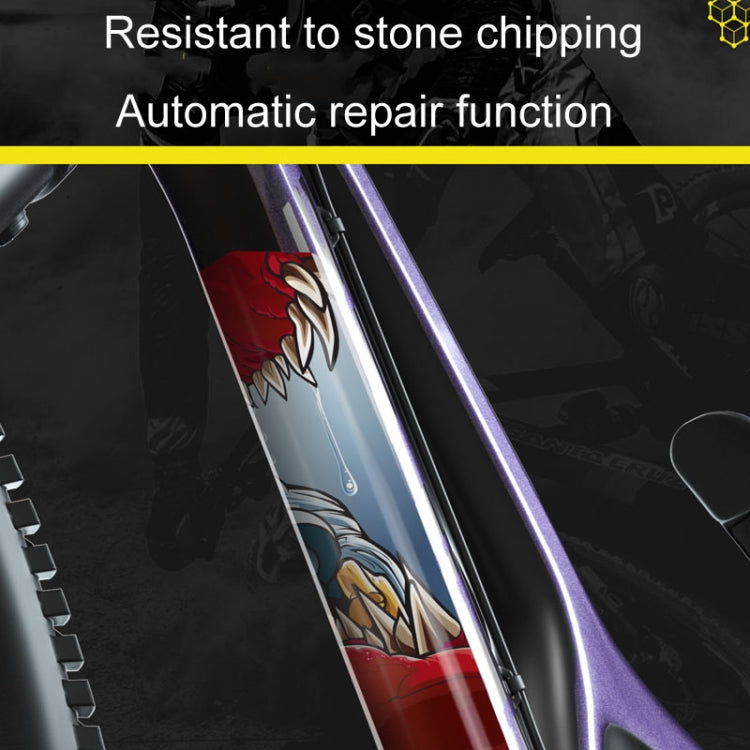 ENLEE E-2210 10pcs /Set Bicycle Jersey Stickers Mountain Bike Frame Protection Adhesive Tape, Model: Transparent