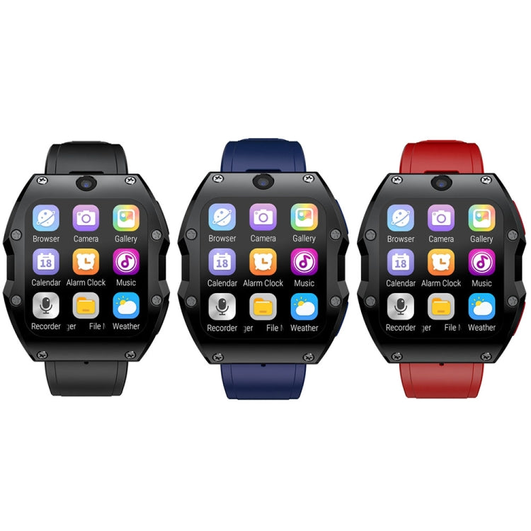 LOKMAT Appllp 3 Max Montre Intelligente Sportive Étanche avec Appel 4G et SOS, Écran 2.02 Pouces, Carte SIM (Bordeaux)
