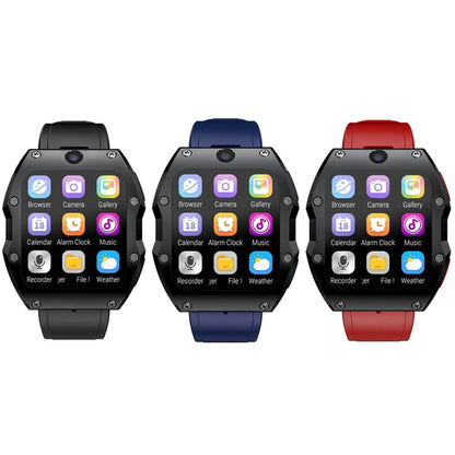 LOKMAT Appllp 3 Max 2.02-Inch Plug Card 4G Call Waterproof Sport Smart Watch With SOS(Black)