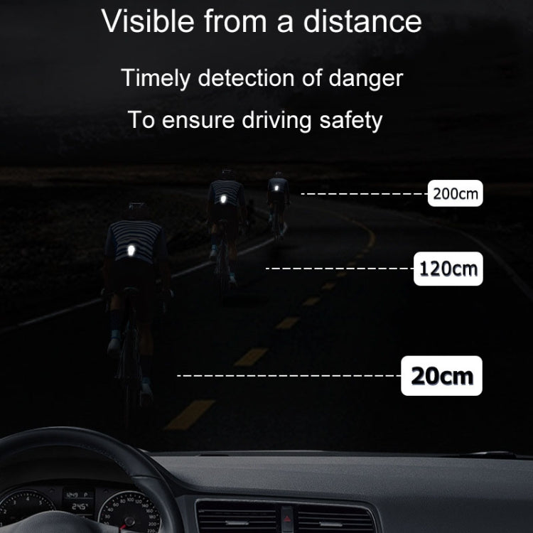 ENLEE EN-7855 Multifunctional Reflective Magnet Clip Outdoor Sports Night Running Safety Warning Stickers, Style: F Model
