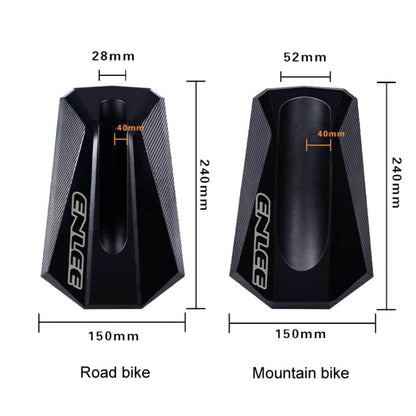 Support de fixation de roue avant de vélo antidérapant ENLEE E22810, Taille : Vélo de route (Noir)