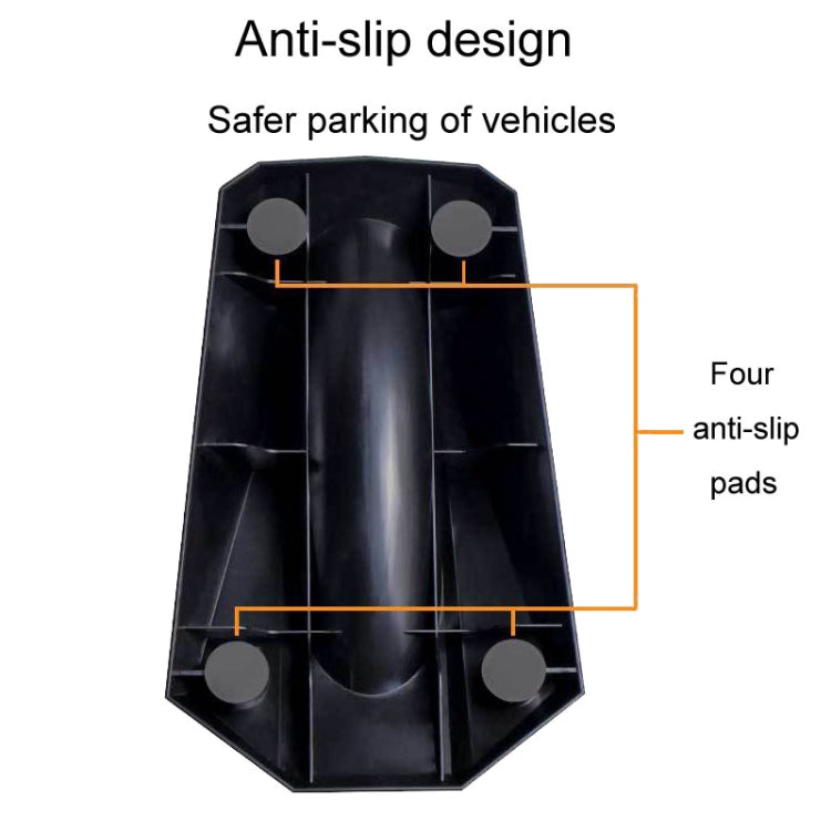 Support de fixation de roue avant de vélo antidérapant ENLEE E22810, Taille : Vélo de route (Noir)