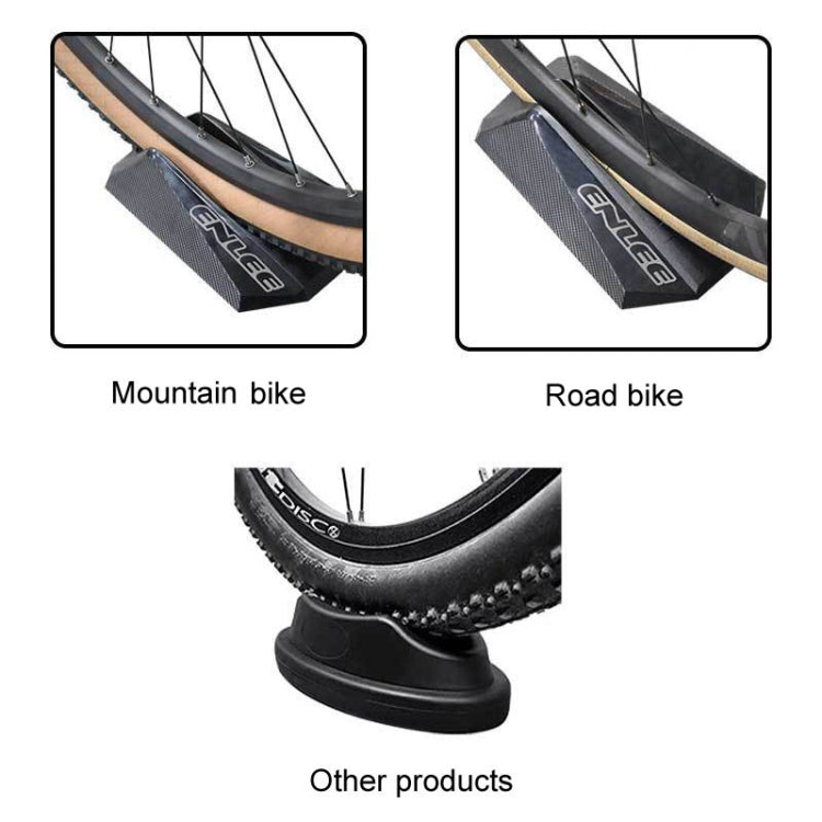 Support de fixation de roue avant de vélo antidérapant ENLEE E22810, Taille : Vélo de route (Noir)