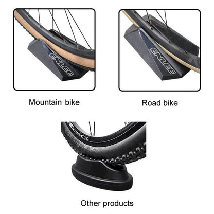 Support de fixation de roue avant de vélo antidérapant ENLEE E22810, Taille : Vélo de route (Noir)