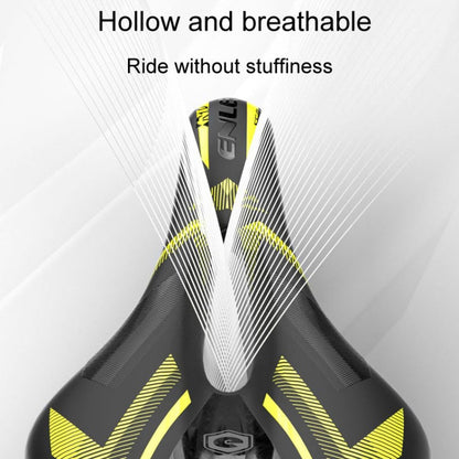 ENLEE E-ZD310 Bicycle Shockproof Cushion Outdoor Cycling Mountain Bike Saddle(Red)