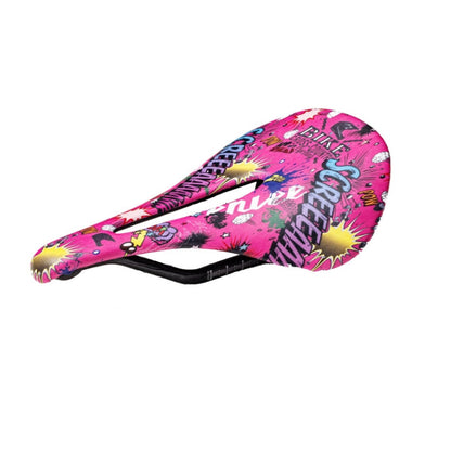 ENLEE E-ZD412 Selle de vélo en fibre de carbone Coussin de VTT pour l'extérieur, Style: Explosion