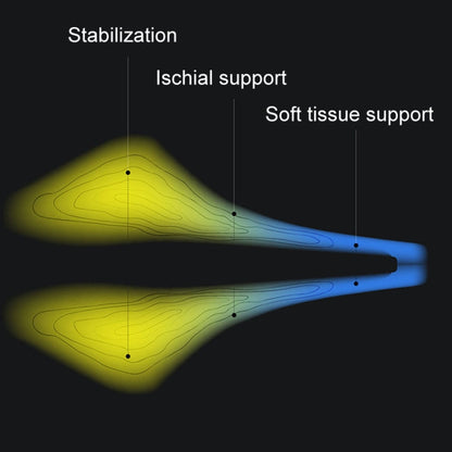 ENLEE E-ZD412 Bicycle Carbon Fiber Cushion Outdoor Riding Mountain Bike Saddle, Style: Skull