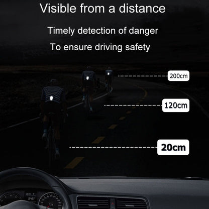 ENLEE EN-3562 Bicycle Backpack Reflective Pendant Accessories Night Riding Reflective Keychain, Style: 02 Model