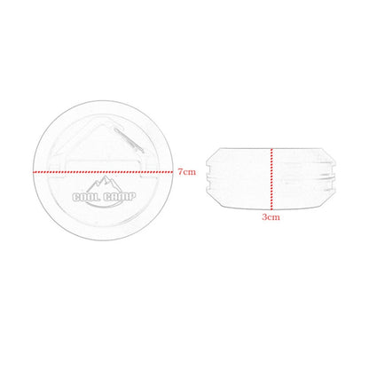 COOL CAMP CF-A208 Outdoor Open Camp Magnetic Hook Tent Skywalf Capital Camping Fixed Car Camp Light Hanging(Army Green)
