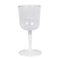 COOL CAMP CF-523 Verre à vin amovible portable pour camping en extérieur, incassable, en résine, pliable, pour champagne (blanc)