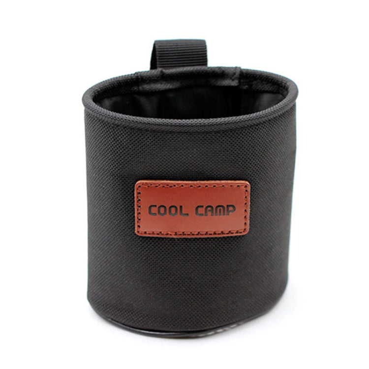 COOL CAMP CF-7007 Support de rangement multifonctionnel pour camping en extérieur Porte-gobelet Housse de bouteille d'eau (noir)