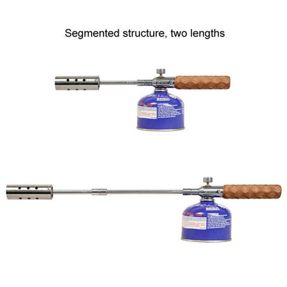 COOL CAMP CF-77773 Outdoor Camping Flamethrower Portable Wooden Handle BBQ Igniter(Lengthen)