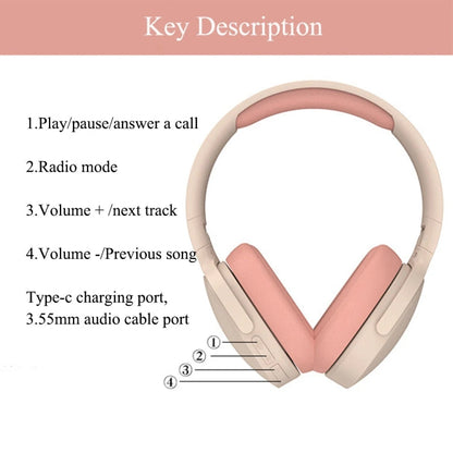 SOYTO P2961 Wireless Sports Bluetooth Headset Universal Noise Reduction Mobile Gaming Headset(Khaki)