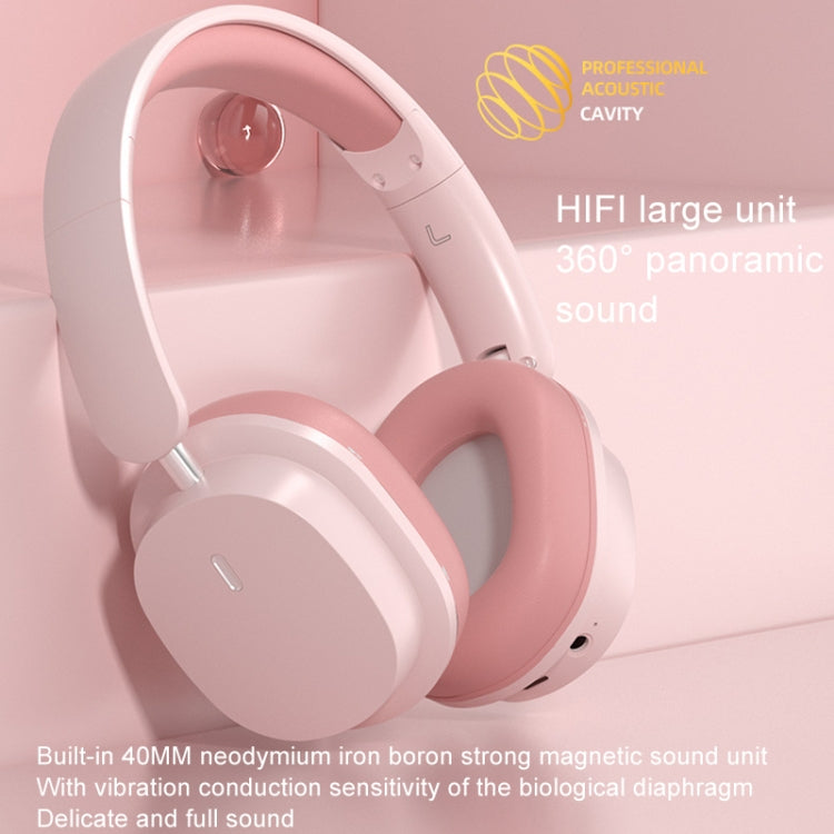 SOYTO SY-T2 Noise Reduction Bluetooth Headset Wireless Game Headset(Pink)