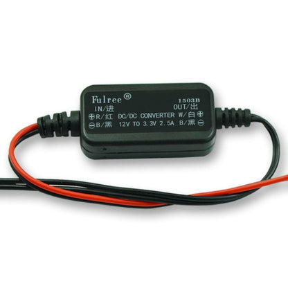 Convertisseur d'alimentation CC ultra-plat abaisseur Fulree 12V vers 3.3V 2.5A pour véhicule