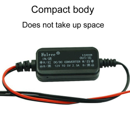 Convertisseur d'alimentation CC ultra-plat abaisseur Fulree 12V vers 3.3V 2.5A pour véhicule
