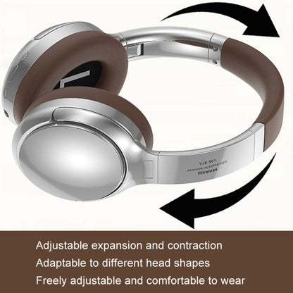 SOYTO VJE901 Retro Bluetooth Headset Metal Headband Wireless Sports Headset(Silver)