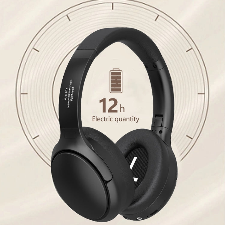 SOYTO VJE901 Retro Bluetooth Headset Metal Headband Wireless Sports Headset(Black)